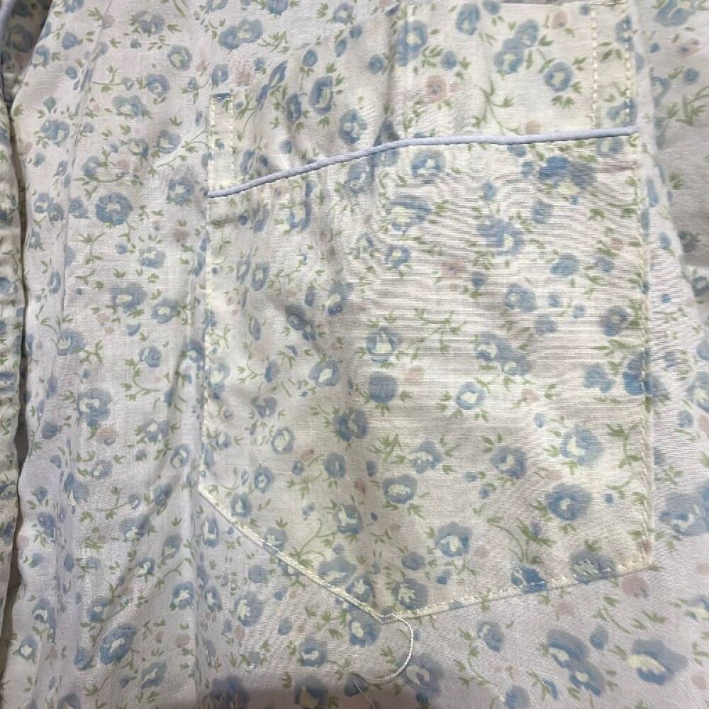 Kathryn EUC 90s Vintage Nightshirt Nightgown Oversized Button-Front Breathable - Picture 3 of 5